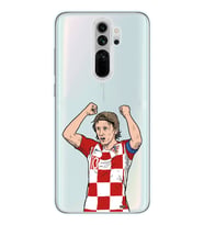 Redmi Note 8 Pro Uyumlu Luka Modric Tasarımlı Şeffaf Telefon Kılıfı