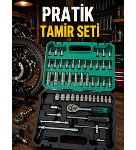 Taşıma Çantalı 53 Parça Tamir Takımı