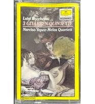 (Plak Değildir KASET tir) Luigi Boccherini 3 Gitarren-Quintette Classic Kaset