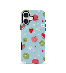 iPhone 17 Vorian Çift Katmanlı MagSafe Kılıf Fruit Confetti Sky