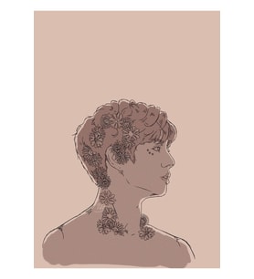 Çiçek Jungkook Tablo Ahşap Poster Dekoratif Kod3896