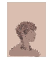 Çiçek Jungkook Tablo Ahşap Poster Dekoratif Kod3896