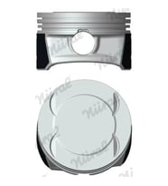 Opel Corsa C Agila A 2004-2007 Piston Sekman 73.40 STD 55351081 Goetze