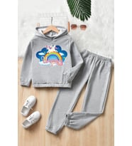 Çocuk Unicorn Eşofman Takımı (Gri)