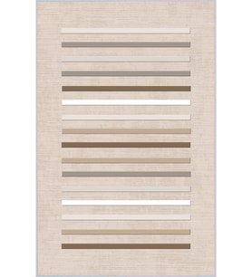 Eliana Home Baskılı, Yıkanabilir Kaymaz Taban Salon Halısı LNA1308 100x150 cm (Bej)