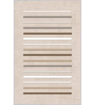 Eliana Home Baskılı, Yıkanabilir Kaymaz Taban Salon Halısı LNA1308 100x150 cm (Bej)