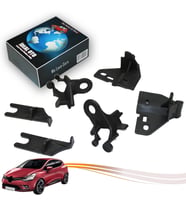 Renault Clio 4 2012-2018 İçin Ön Sol & Sağ Far Tutucu Plastik Set