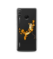 Huawei P30 Lite Uyumlu Baskılı Yumuşak Silikon Şeffaf Telefon Kılıfı