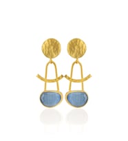 Kadir Jewellery 22 Ayar Altın Kaplama Vintage Küpe -El İşçiliği Ve Hipoalerjenik Küpe