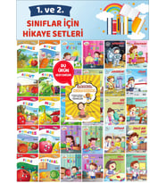 1.ve 2.Sınıflara Uygun Öğretmen Tavsiyeli Eğitici Okumayı Sevdiren 30 lu Hikaye Seti
