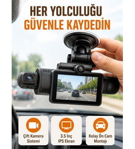 Otomatik Kayıtlı Full HD Araç Kamerası – Döngüsel Kayıt ve Hareket Algılama