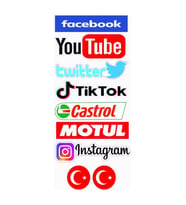 SOSYAL MEDYA ETİKET SETİ