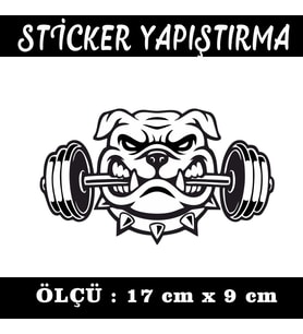 dumbıll köpek saldırgan dişli etiket sticker - 2 adet çıkartma araba motosiklet kask atv tablet pc buzdolabı otomobil bilgisayar uyumlu