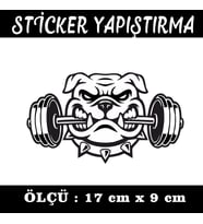 dumbıll köpek saldırgan dişli etiket sticker - 2 adet çıkartma araba motosiklet kask atv tablet pc buzdolabı otomobil bilgisayar uyumlu