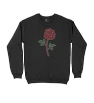 Güllü Siyah Sweatshirt