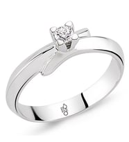 Romeo Pırlanta 0.21 Ct Tektaş Yüzük RM20055 (Çok Renkli)