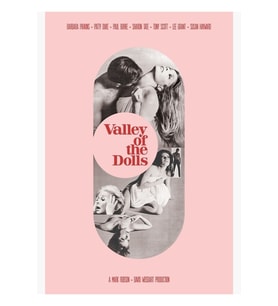 Valley Of The Dolls' (1967) Sharon Tate Film Poster Tablo Ahşap Poster Dekoratif
