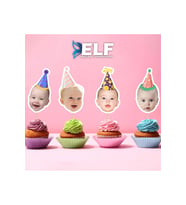 Fotoğraflı Doğum Günü Cupcake Pasta Dekor Süslemesi 10 adet