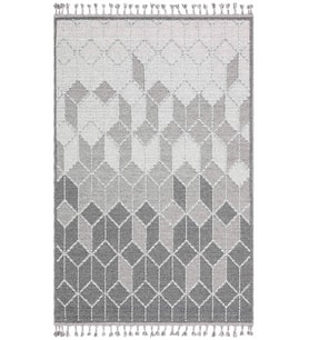 Bespoky Eberndorf Mavi Patchwork Pamuklu El Dokuması Alan Halısı