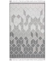 Bespoky Eberndorf Mavi Patchwork Pamuklu El Dokuması Alan Halısı