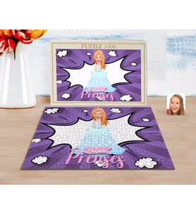 BK Gift Kişiye Özel Pamuk Prenses Karikatürlü 1000 Parça Profesyonel Puzzle-4