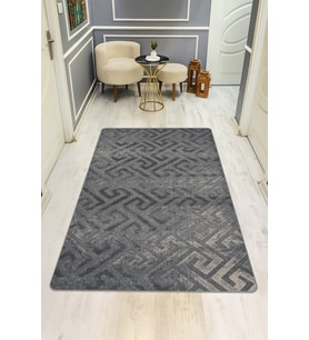 Modern Desenli Dijital Baskı Kaymaz Taban Halı H0964