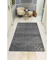 Modern Desenli Dijital Baskı Kaymaz Taban Halı H0964