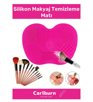 Özel Üretim Pratik Yıkanabilir Kurutulabilir Silikon Makyaj Fırçası Süngeri Temizleme Matı Aparatı