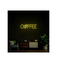 COFFEE Yazılı ve Şekilli Neon Tabela