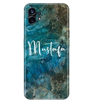 Nothing Phone 1 / 2 Kılıf İsim Yazılı Kişiye Özel Silikon Kapak Model-27 (Çok Renkli)
