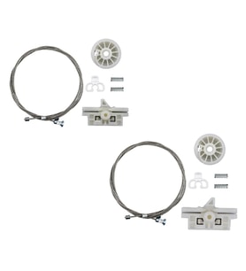 Peugeot Bipper için Cam Kriko Teli Tamir Takımı-Sağ-Sol-SET
