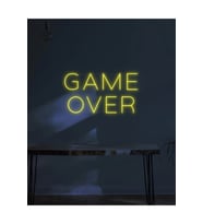 GAME OVER Yazılı Neon Tabela