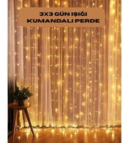 8 Fonksiyonlu Uzaktan Kumandalı Günışığı Perde Peri Led Dekoratif Işık