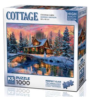 KS Games 1000 Parça Noel Işıkları Puzzle