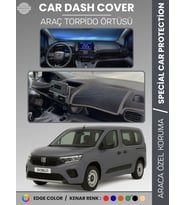 Fiat DOBLO (2023+) Torpido Örtüsü Ön Göğüs Torpido Koruma Çatlamayı Engeller Tam Uyum Hızlı Montaj