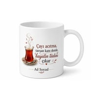 Çay Demlemeyi Öğrenenlere Çayı Acıtma Tavşan Kanı Tutkusu Kupa Bardak Hediye
