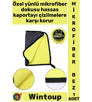 #Bez Lüks Model Yüksek Emici Çizmez Çift Katlı Kalın Yünlü Mikrofiber Araba Temizlik Bezi 50 x 70 Cm