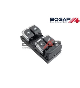 8U0959851A Cam Açma Anahtarı 4'lü Krom - Audi Q3 2012-2018