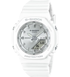 Casio GMA-P2100VA-7ADR 20 Atm Suya Dayanıklı Silikon Kordon Beyaz Renk Kadın Kol Saati