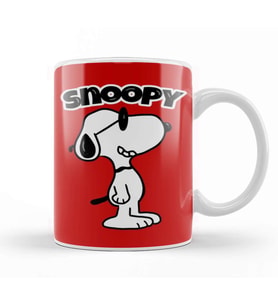 Snoopy Cool Snoopy Fan By Kuh Kupa Bardak Porselen