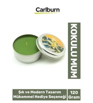Özel Üretim Aromaterapi Arınma Huzur Meditasyon Yoga Esans Dekoratif Mum Oda Kokusu 120G Teneke Kutu