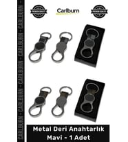 #Anahtarlık Logo Baskılı Kurumsal Promosyon Lüks Şık Kaliteli şiye Özel Metal Deri Anahtarlık Mavi -