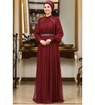 Efsane Abiye Bordo SN40