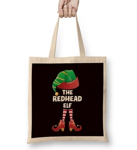 Redhead Elf Ginger Red Orange Haired Irish Red Head Bez Çanta Uzun Saplı
