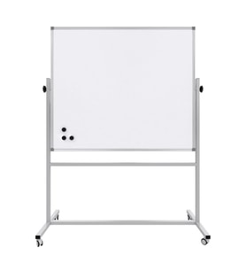Mıknatıslı Mobil Brifing 360° Dönerli Beyaz Yazı Tahtası 120x200cm