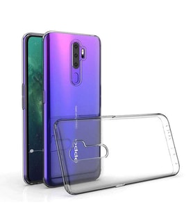 Oppo A9 2020 Uyumlu Kılıf Zore Süper Silikon Kapak (Renksiz)