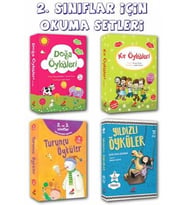 Erdem 2.Sınıflar İçin Okuma Seti (Turuncu-Yıldızlı-Doğa-Kır Öyküleri)+ Kitap Okuma Not Defteri (Beyaz)