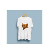 Oversize Tahta Başlık İmza tahtası / Marangoz tasarım unisex T-shirt