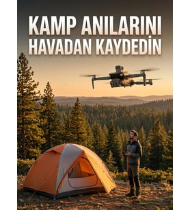 Gps Destekli Katlanabilir Çift Kameralı Drone Ekranlı Kumandalı