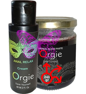 L.Orgie Bay Bayan Arka Reıaxcream 60 Ml + Erkeklere Özel 240 Gr Macun